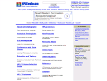 Tablet Screenshot of hplcweb.com